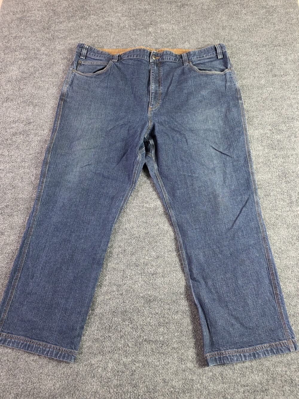 Duluth Ballroom Flex Jeans Mens Size 48x30 Blue Stretch Denim Relaxed Fit